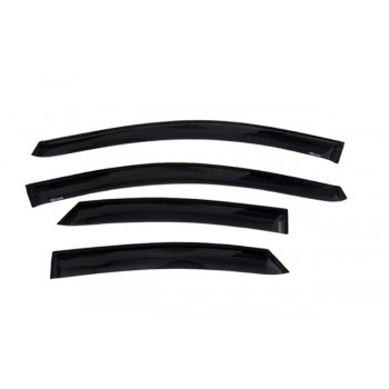 Вітровики (накладний дефлектор дверей комплект 4 шт) Ford Focus II Wagon 2004-2011 деф.окон "VL-Tuning"