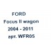 Вітровики (накладний дефлектор дверей комплект 4 шт) Ford Focus II Wagon 2004-2011 деф.окон "VL-Tuning"