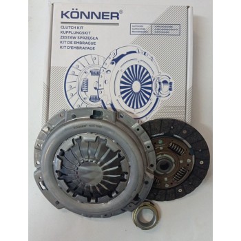 Комплект зчеплення LANOS 1.5, NEXIA 1.5 (8 клапанний мотор) (диск + кошик + вижимний) Daewoo Lanos, Daewoo Nexia, Chevrolet Aveo I 1.5 (03-0)  Könner