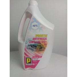 Антифріз PRISTA -40 Long Life  G12  RED 4л. Червоний