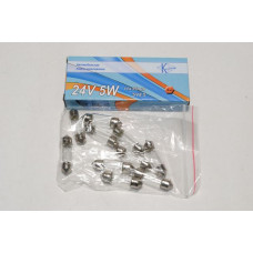 Лампа Квант 24V 5W SV8,5 11x36 mm (65 007 500) Лампа Квант 24V 5W SV8,5 11x36 mm (65 007 500)