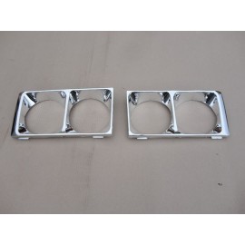 Облицювання фар (окуляри фар) хром для ВАЗ 2106 (комплект 2 шт.)  Уцінка