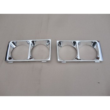 Облицювання фар (окуляри фар) хром для ВАЗ 2106 (комплект 2 шт.)  Уцінка
