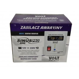 Джерело безперебійного живлення 12-220 вольт 500-800 Ватт чиста синусоїда (перетворювач напруги) VOLT POLSKA