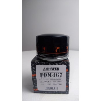 Фільтр масляний VIVARO A 2.0 16V Renault Kangoo 01-06 1.5DCI RENAULT MASTER II 1,9 TDI SHAFER