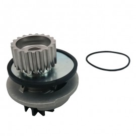 Насос водяний (Помпа) з чавунною крильчаткою та пильником для Daewoo Lanos 1.6, Daewoo Nexia, Nubira, Chevrolet Aveo, Aveo II (з 2006 року), Lacetti