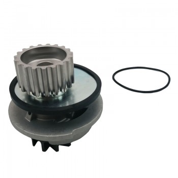 Насос водяний (Помпа) з чавунною крильчаткою та пильником для Daewoo Lanos 1.6, Daewoo Nexia, Nubira, Chevrolet Aveo, Aveo II (з 2006 року), Lacetti