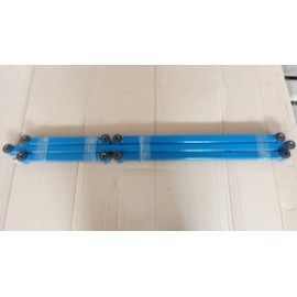 Реактивні тяги ВАЗ-2101-07 (колір СИНІЙ - Квадрат труба) Посилена Саленблок важеля 08