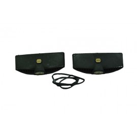 Накладка повітрозабірника із ущільнювачем (овальна, золотий "SUPER AIR")