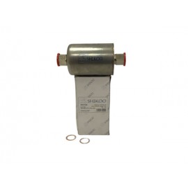 Фільтр паливний ВАЗ 2108-12, Land Rover інжектор (під гайку) нержавіюча сталь Shikoo