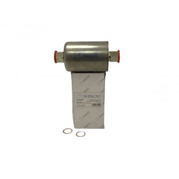 Фільтр паливний ВАЗ 2108-12, Land Rover інжектор (під гайку) нержавіюча сталь Shikoo